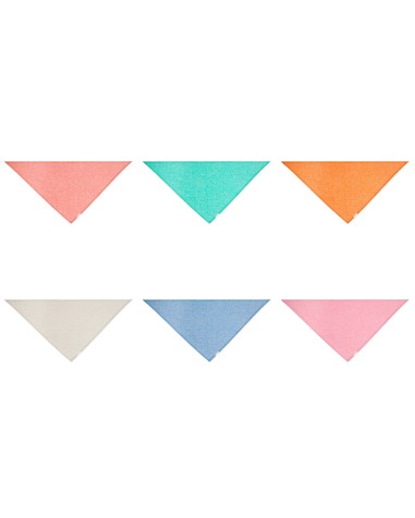 Assorted colors of the ROMIN recycled cotton scarf