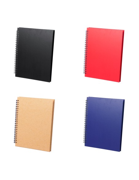 Recycled cardboard notebook 80 sheets (16.6x21.7cm) - Gulliver