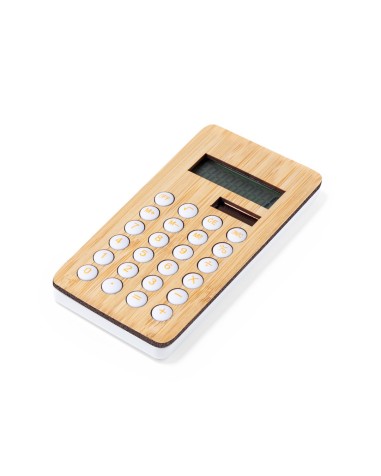 Calculatrice Bambou Personnalisée -... Calculatrice Bambou Personnalisée -...