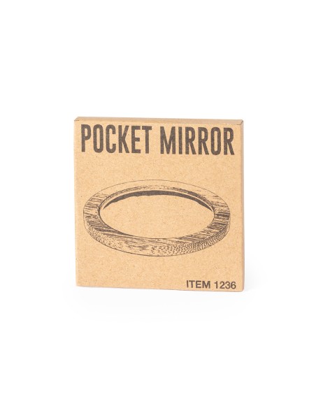 Espejo de Bambu Personalizado con su logo - Arendel