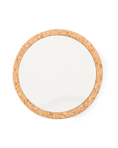 Personalised Cork Pocket Mirror -... Personalised Cork Pocket Mirror -...