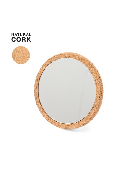 Miroir de poche en liège personnalisable - Segenen