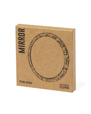 Personalised Cork Pocket Mirror -... Personalised Cork Pocket Mirror -...