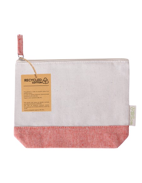 Personalized Recycled Cotton Toiletry Bag - Velerox