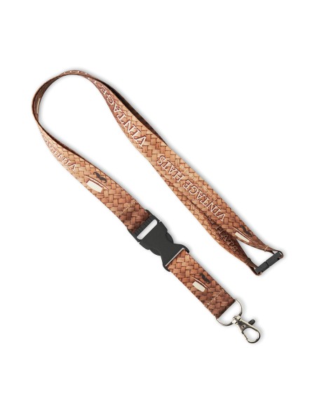 Lanyard Personalizado tejido reciclado RPET