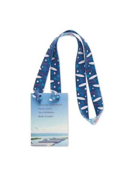 PERSONALIZED BADGE HOLDER LANYARD
