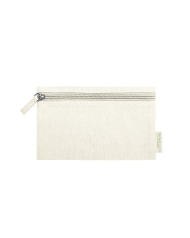 Trousse de toilette en coton recyclé... Trousse de toilette en coton recyclé...