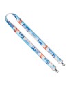 Lanyard Personalizado todo color 2 Clips Lanyard Personalizado todo color 2 Clips