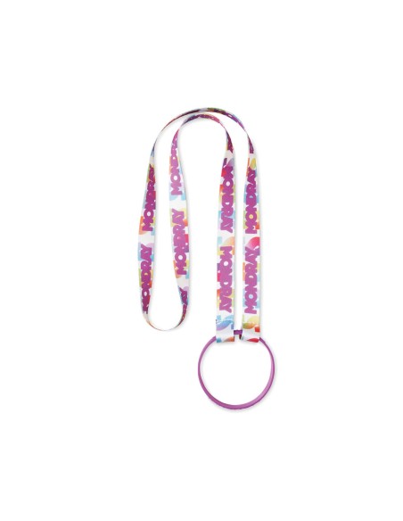Lanyard Personalizado todo color 2 Clips