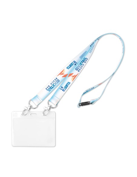 SUBLIMATED LANYARD 2 CLIPS