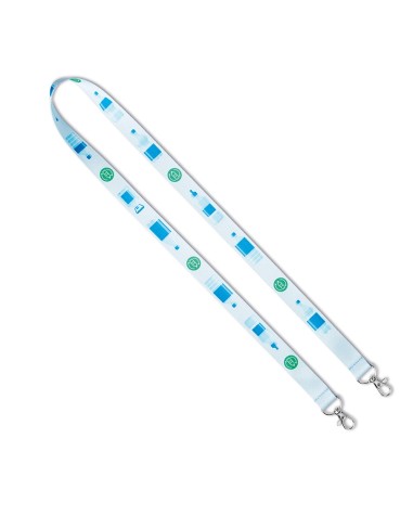 SUBLIMATED LANYARD 2 CLIPS SUBLIMATED LANYARD 2 CLIPS
