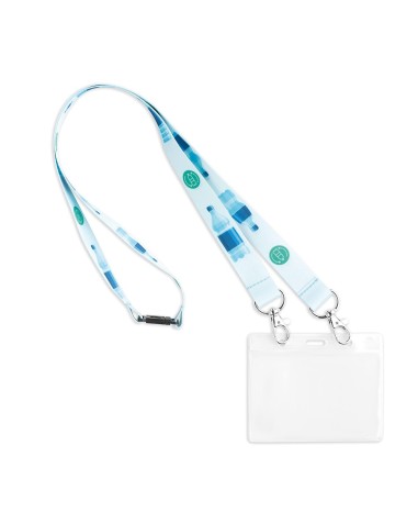 SUBLIMATED LANYARD 2 CLIPS SUBLIMATED LANYARD 2 CLIPS