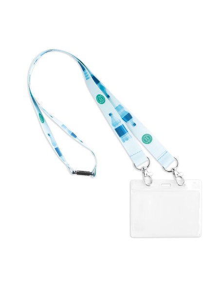 SUBLIMATED LANYARD 2 CLIPS