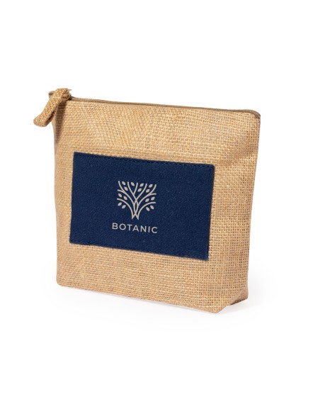 Natural jute cosmetic bag for advertising - Kasmie
