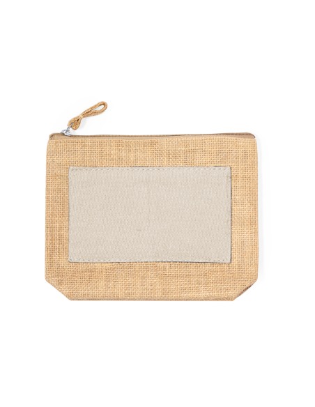 Neceser de yute natural para publicidad - Kasmie