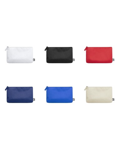 Recycled RPET toiletry bag with your... Recycled RPET toiletry bag with your...