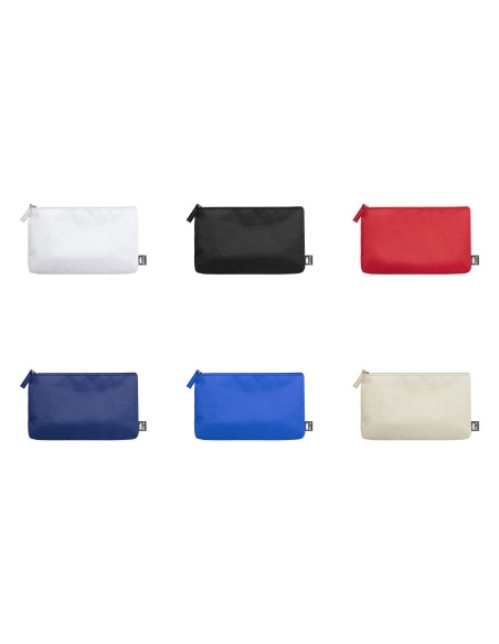 Recycled RPET toiletry bag with your logo - Akilax