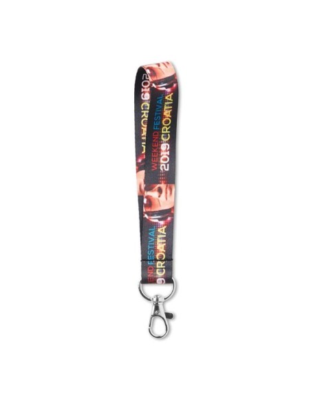 PERSONALIZED FULL COLOR RIBBON KEYCHAIN
