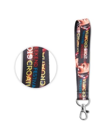 PERSONALIZED FULL COLOR RIBBON KEYCHAIN PERSONALIZED FULL COLOR RIBBON KEYCHAIN