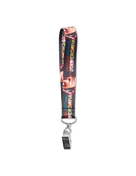 PERSONALIZED FULL COLOR RIBBON KEYCHAIN