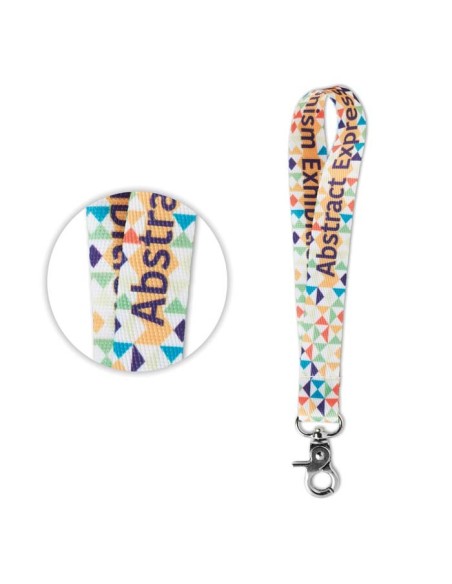 PERSONALIZED FULL COLOR RIBBON KEYCHAIN