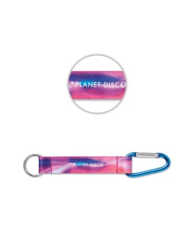 Porte-clés ruban avec mousqueton...