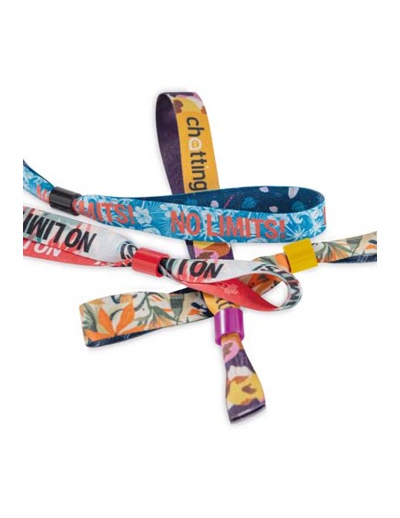 PULSERA DE TELA PERSONALIZACIÓN TODO COLOR