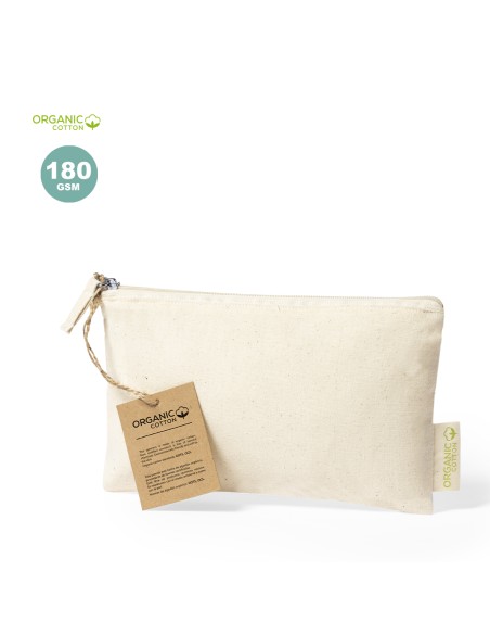 Organic Cotton Toiletry Bag - Plumok