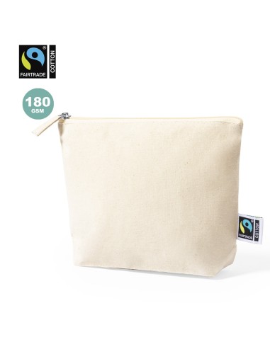 Trousse de toilette en coton certifié... Trousse de toilette en coton certifié...