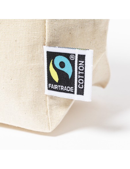 Trousse de toilette personnalisable en coton équitable - Grafox Fairtrade