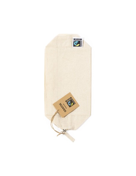 Trousse de toilette personnalisable en coton équitable - Grafox Fairtrade