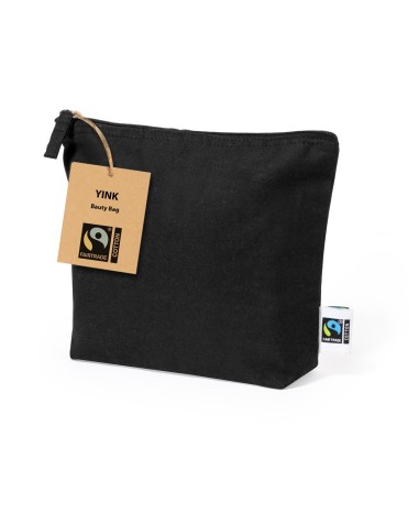 Fairtrade cotton cosmetic bag for... Fairtrade cotton cosmetic bag for...