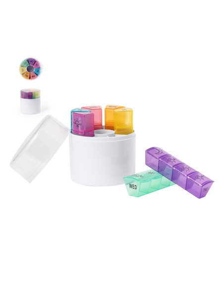 Personalized 28-compartment weekly pill box - Ablix