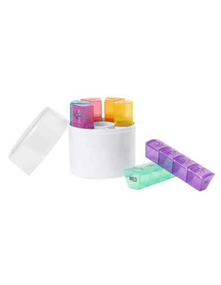 Personalized 28-compartment weekly pill box - Ablix