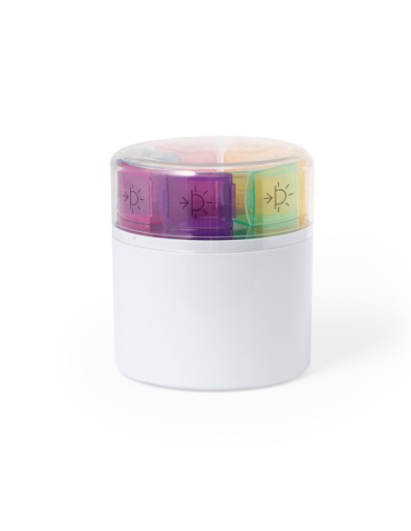 Personalized 28-compartment weekly pill box - Ablix