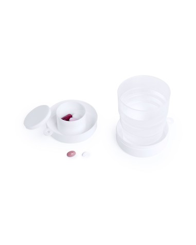 Vaso y Pastillero Plegable con su... Vaso y Pastillero Plegable con su...