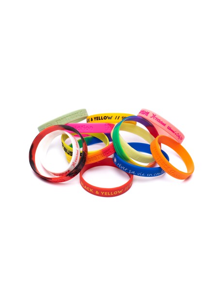 PERSONALIZED SILICONE BRACELET FOR EVENTS