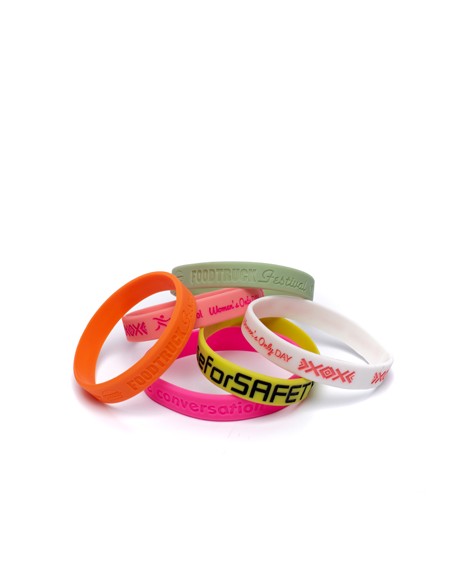 PERSONALIZED SILICONE BRACELET FOR EVENTS