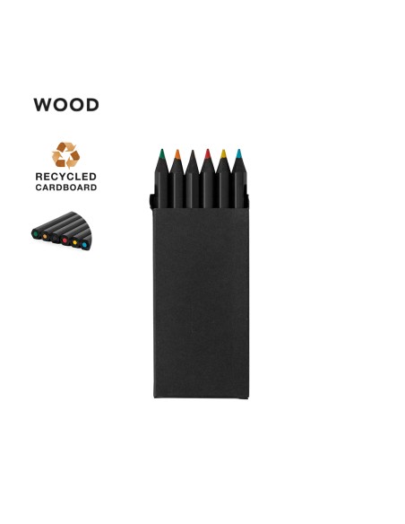 Caja de Lapices Negro Personalizable - Lameiro