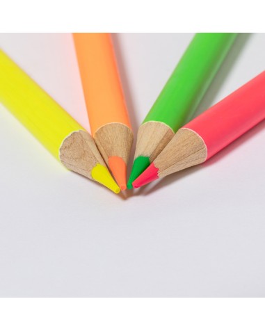 Fluorescent Wood Pencil Box - Tucker Fluorescent Wood Pencil Box - Tucker