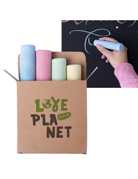 Chalk Box With Personalized Cardboard Box - Remix