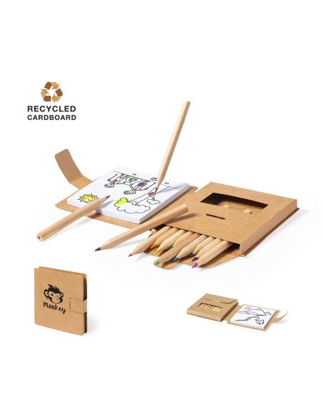 Personalized Coloring Pencil Set - Lauglin