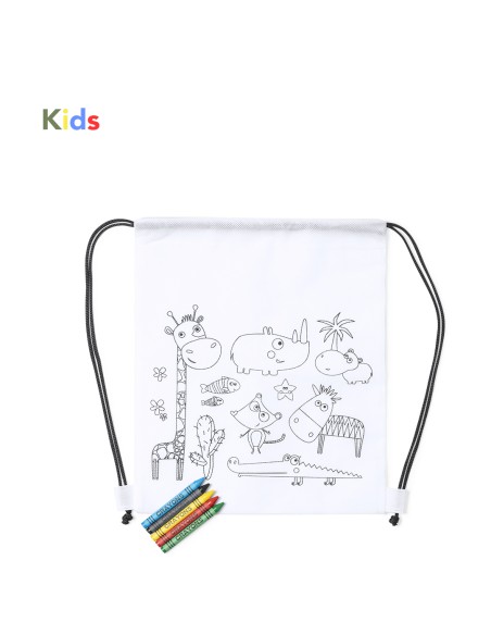 Advertising coloring backpack - Wizzy