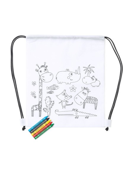 Mochila para colorear publicidad - Wizzy