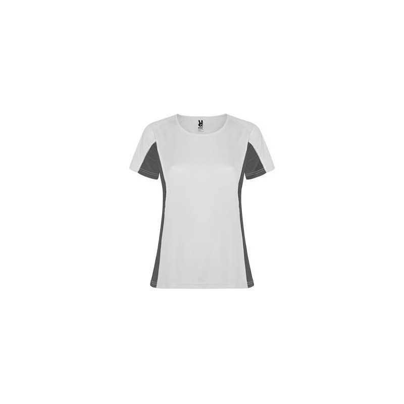 camiseta técnica bicolor shanghai roly mujer con serigrafía incluida