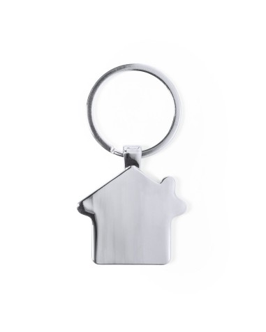 House shaped keychain in bamboo - Cutum House shaped keychain in bamboo - Cutum