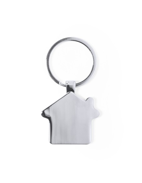 House shaped keychain in bamboo - Cutum