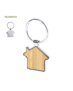 House shaped keychain in...