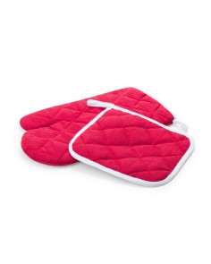 Kitchen set with oven mitt...