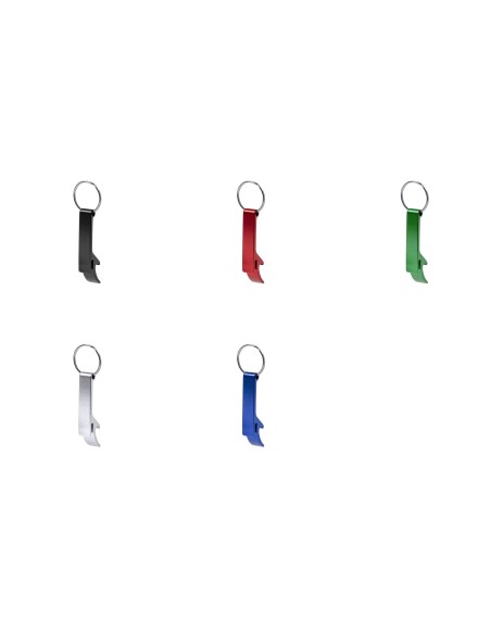 Aluminum Keychain with Personalized Opener - Stiked